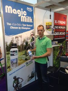 Maarten Kemperman, Habitat team manager, with OKO Magic Milk™